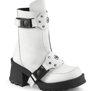 Vegan 7 cm DemoniaCult BRATTY-56-2 bottines plateforme chunky talons épais