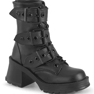 Vegan 7 cm DemoniaCult BRATTY-118 bottines plateforme chunky talons épais