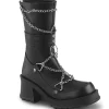 Vegan 7 cm DemoniaCult BRATTY-120 bottes plateforme chunky talons épais
