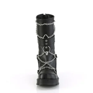 Vegan 7 cm DemoniaCult BRATTY-120 bottes plateforme chunky talons épais