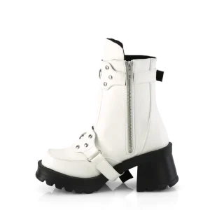 Vegan 7 cm DemoniaCult BRATTY-56-2 bottines plateforme chunky talons épais
