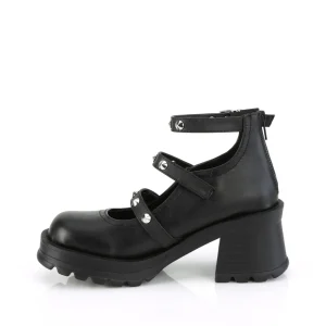 Vegan 7 cm DemoniaCult BRATTY-30 chaussure plateforme chunky talon épais