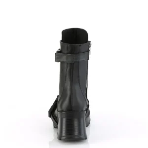 Vegan 7 cm DemoniaCult BRATTY-56 bottines plateforme chunky talons épais