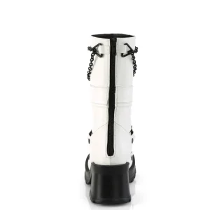 Vegan 7 cm DemoniaCult BRATTY-120-2 bottes plateforme chunky talons épais