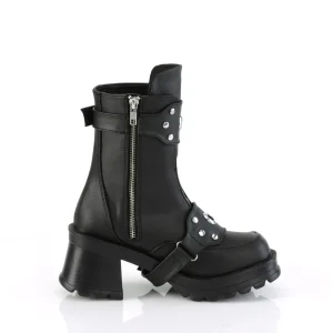 Vegan 7 cm DemoniaCult BRATTY-56 bottines plateforme chunky talons épais