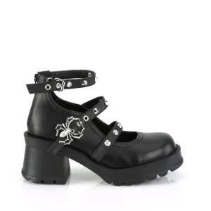 Vegan 7 cm DemoniaCult BRATTY-30 chaussure plateforme chunky talon épais