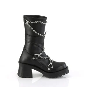 Vegan 7 cm DemoniaCult BRATTY-120 bottes plateforme chunky talons épais