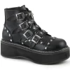 Vegan 5 cm DemoniaCult EMILY-315-1 bottines gothique avec boucles