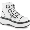 Vegan 5 cm DemoniaCult EMILY-315 bottines gothique avec boucles