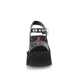 Vegan 6,5 cm DemoniaCult FUNN-10 sandales plateforme lolita emo