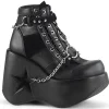 Vegan 13 cm DYNAMITE-101 demoniacult bottines talon compensé