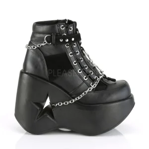 Vegan 13 cm DYNAMITE-101 demoniacult bottines talon compensé