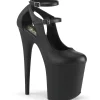 Vegan 20 cm FLAMINGO-850 talons très hauts - escarpins plateforme extrême