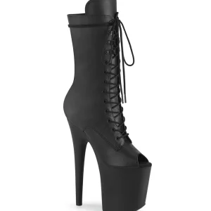 Vegan 20 cm FLAMINGO-1051WR bottes plate-forme et bout ouvert poledance