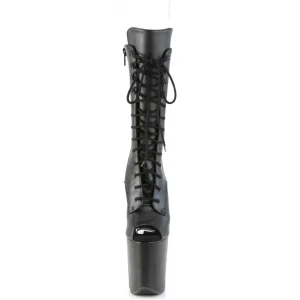 Vegan 20 cm FLAMINGO-1051WR bottes plate-forme et bout ouvert poledance