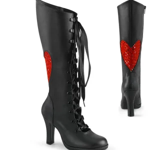Vegan 9,5 cm GLAM-243 demoniacult bottes alternative noir