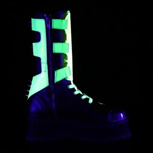 Vegan 7 cm GRAVEDIGGER-255 bottes demoniacult - bottes de cyberpunk unisex