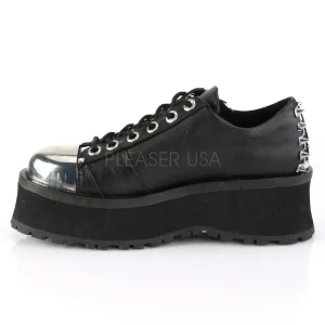 Vegan 7 cm GRAVEDIGGER-04 Chaussures Gothiques Hommes Plateforme