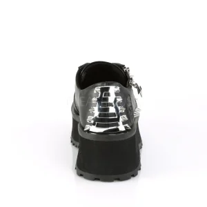 Vegan 7 cm GRAVEDIGGER-04 Chaussures Gothiques Hommes Plateforme