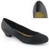 Vegan 3 cm GWEN-01 escarpins pour homme et drag queens en noires