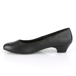 Vegan 3 cm GWEN-01 escarpins pour homme et drag queens en noires
