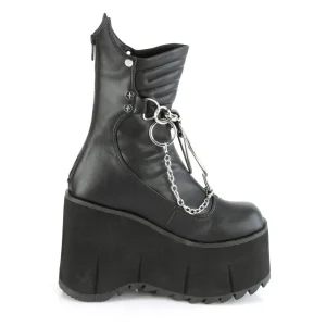 Vegan 11,5 cm KERA-130 demoniacult plateforme bottines alternative noir