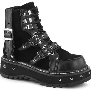 Vegan 3 cm LILITH-278 bottines demoniacult plateforme