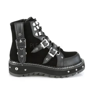 Vegan 3 cm LILITH-278 bottines demoniacult plateforme