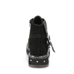 Vegan 3 cm LILITH-278 bottines demoniacult plateforme