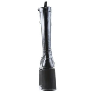 Vegan 14,5 cm MEGA-602 cyberpunk plateforme bottes hautes homme noir