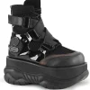 Vegan 7,5 cm NEPTUNE-126 bottines demoniacult - bottines de cyberpunk unisex