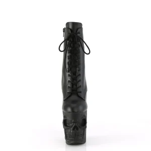 Vegan 20 cm RAPTURE-1020 bottines à talons hauts crâne