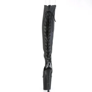 Vegan 20 cm RAPTURE-3019 crâne plateforme bottes overknee femme