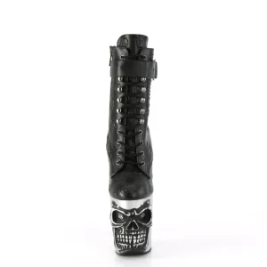 Vegan 20 cm RAPTURE1020STR bottines à talons hauts crâne