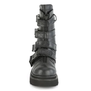 Vegan 6,5 cm RENEGADE-55 demoniacult plateforme bottines alternative noir