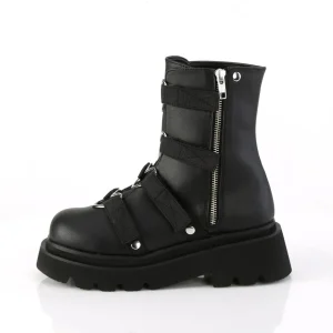 Vegan 6,5 cm RENEGADE-50 demoniacult plateforme bottines alternative noir