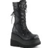 Vegan 11,5 cm SHAKER-70 bottes cyberpunk plateforme