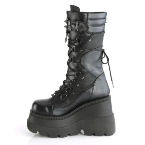 Vegan 11,5 cm SHAKER-70 bottes cyberpunk plateforme