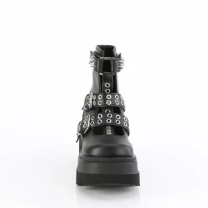 Vegan 11,5 cm SHAKER-62 bottine plateforme compensée noir