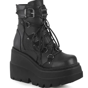 Vegan 11,5 cm SHAKER-60 bottines plateforme compensées lolita