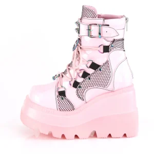 Vegan 11,5 cm SHAKER-602 bottines plateforme compensées lolita