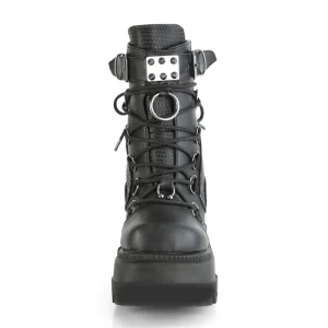 Vegan 11,5 cm SHAKER-60 bottines plateforme compensées lolita