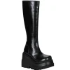 Vegan 11,5 cm SHAKER-100 demoniacult bottes talon compensé
