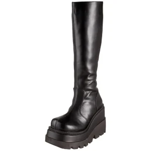 Vegan 11,5 cm SHAKER-100 demoniacult bottes talon compensé