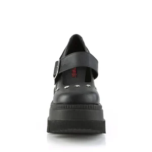 Vegan 11,5 cm SHAKER-23 demoniacult plateforme chaussure alternative noir