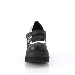 Vegan 11,5 cm SHAKER-27 demoniacult plateforme chaussure alternative noir
