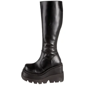 Vegan 11,5 cm SHAKER-100 demoniacult bottes talon compensé