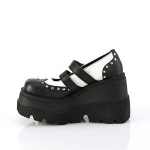 Vegan 11,5 cm SHAKER-27 demoniacult plateforme chaussure alternative noir