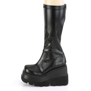 Vegan 11,5 cm SHAKER-65 demoniacult bottes talon compensé