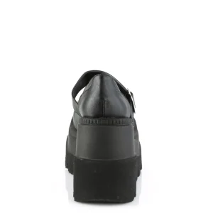 Vegan 11,5 cm SHAKER-23 demoniacult plateforme chaussure alternative noir